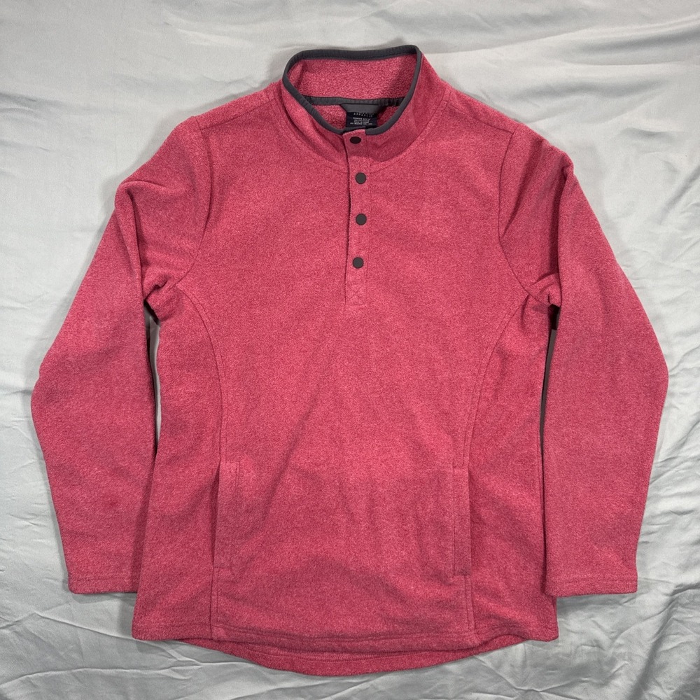 Charles River Apparel Fleece 1/4 Pullover Womens M Gorpcore Comfy